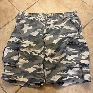 Carhartt Camo Cargo Jorts Used Workwear